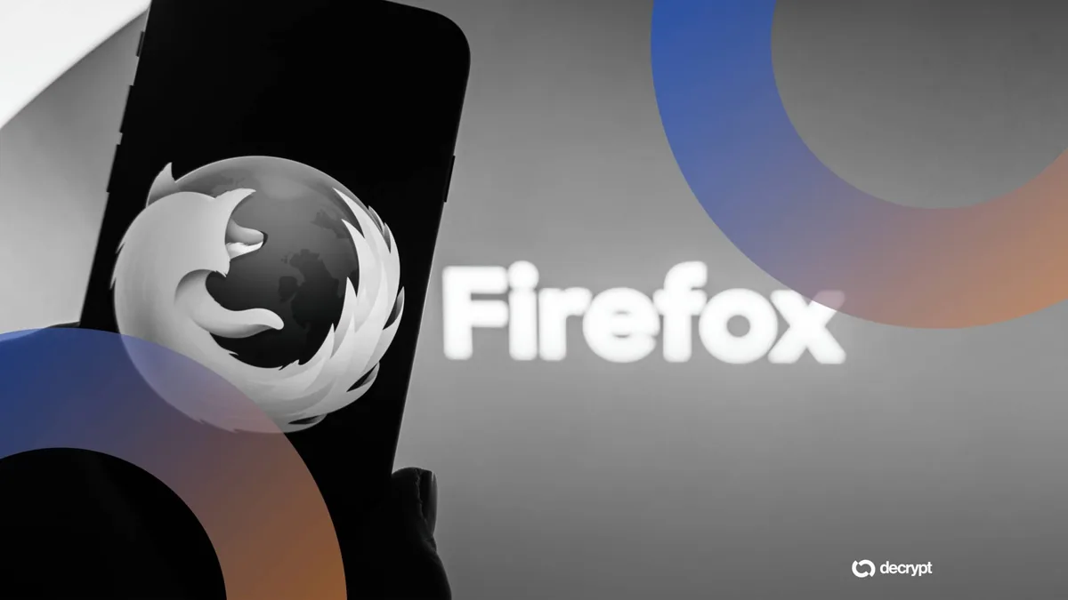 Окно браузера Firefox с функцией Smart Window для общения с AI
