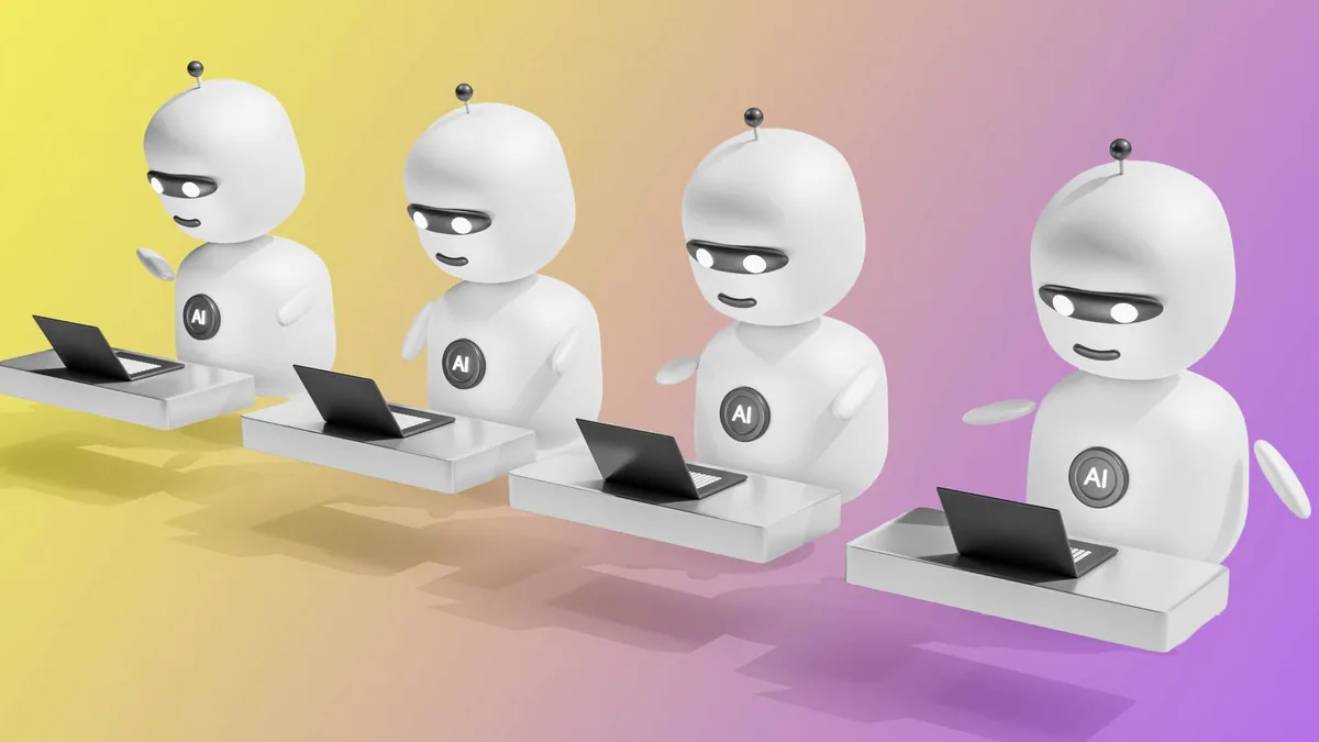 Иллюстрация AI-агента, совершающего цифровой платеж в экосистеме XDC Network